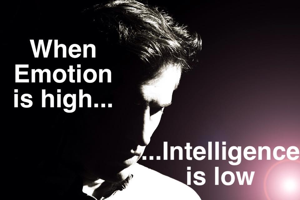 When emotion is high, trading intelligence is low